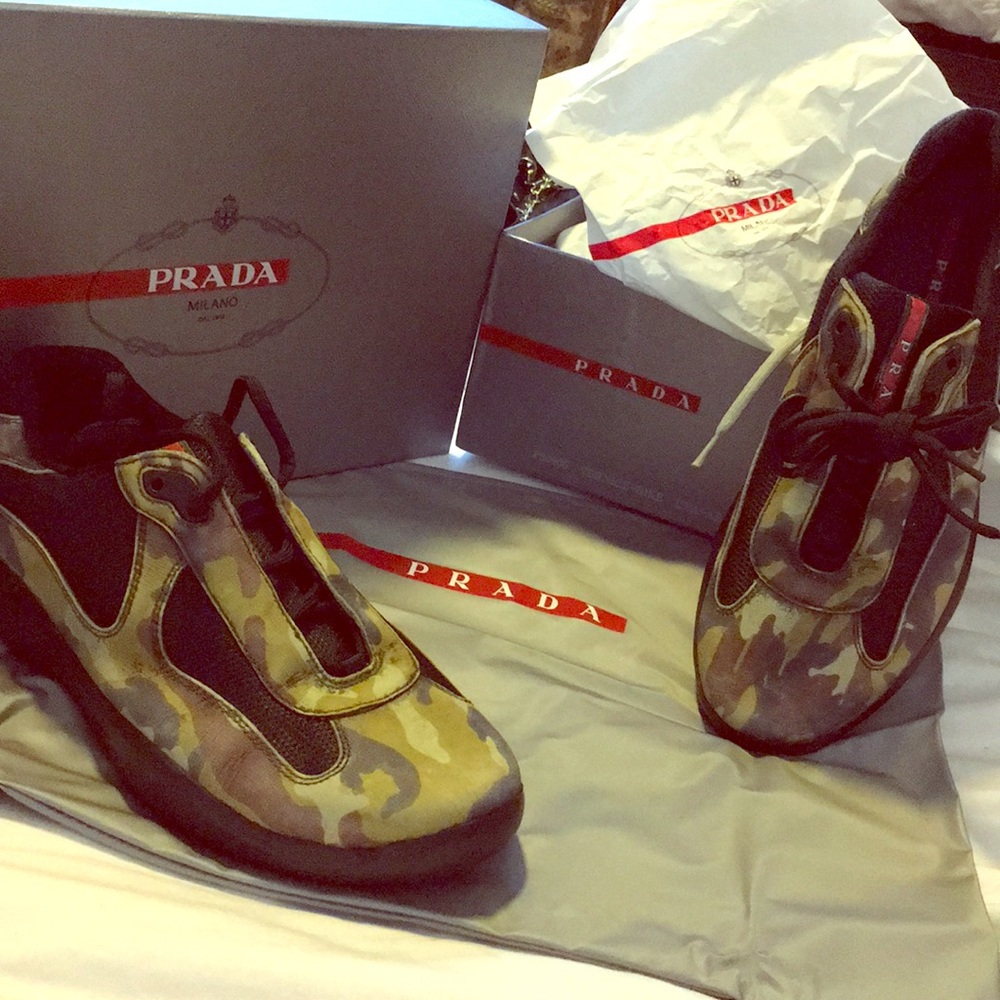 Men’s Prada shoes.